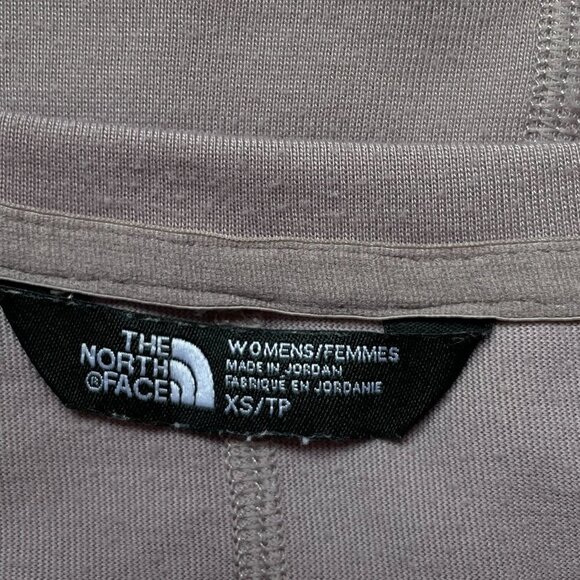 The North Face Flash Dry Tee Oversized Lilac Color Scoop Neck Cap Sleeve  XS - Picture 5 of 6